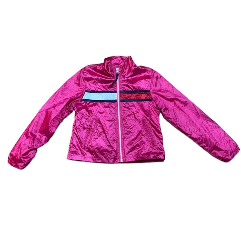 Vintage Y2K Tommy Hilfiger Girls Windbreaker Size:L